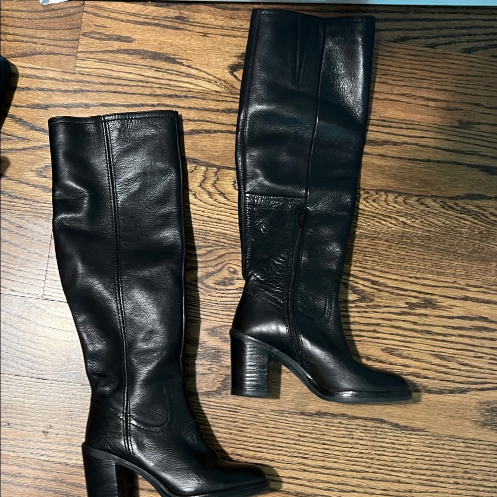 Steve Madden Black Heeled Boots